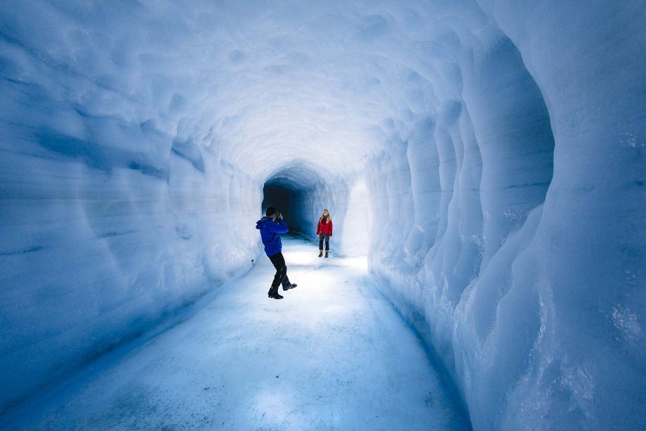 island into the glacier