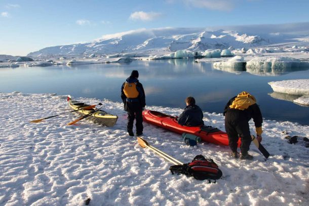 Kajak Jökulsárlón