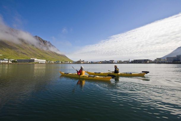 kajak västfjordarna island