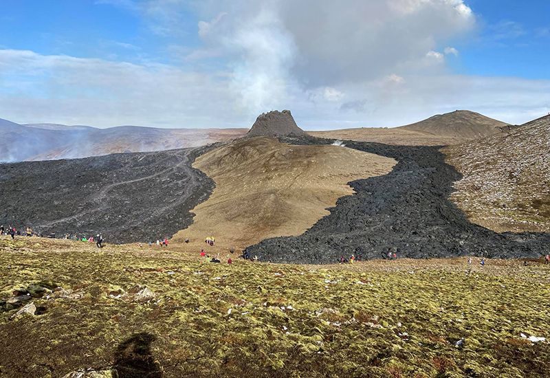 vulkantur med bad i Blå Lagunen
