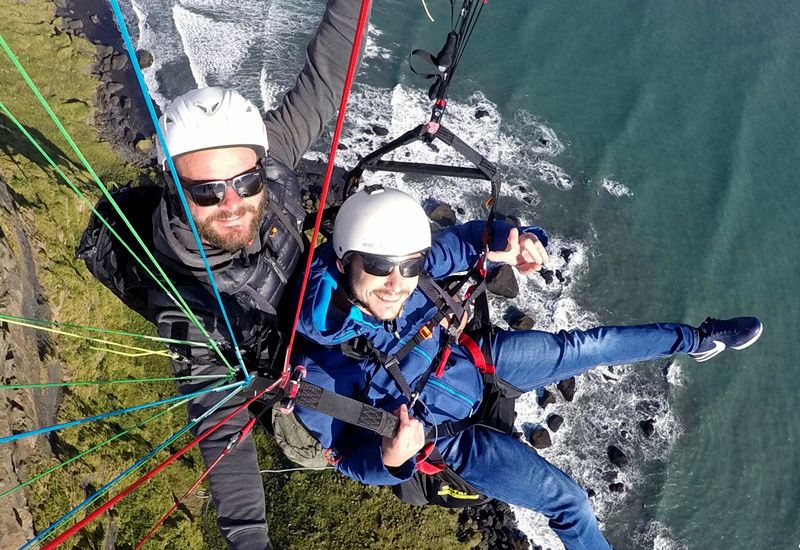 upplev fritt fall Island