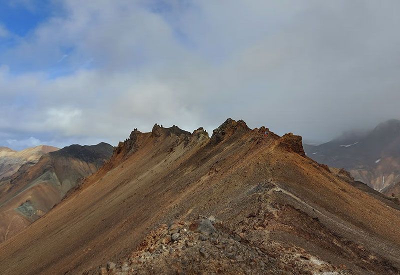 Graenihryggur island Vandring