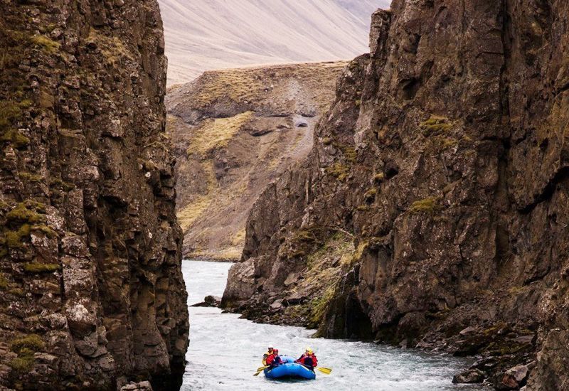 barnvänlig rafting island