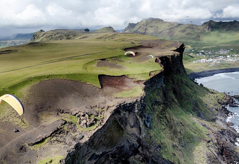 Paragliding Vik Iceland