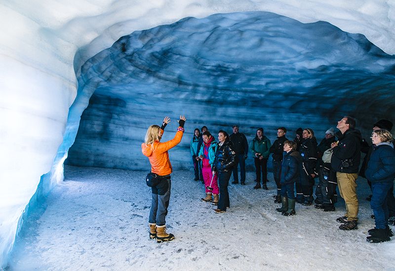 in i glaciären island