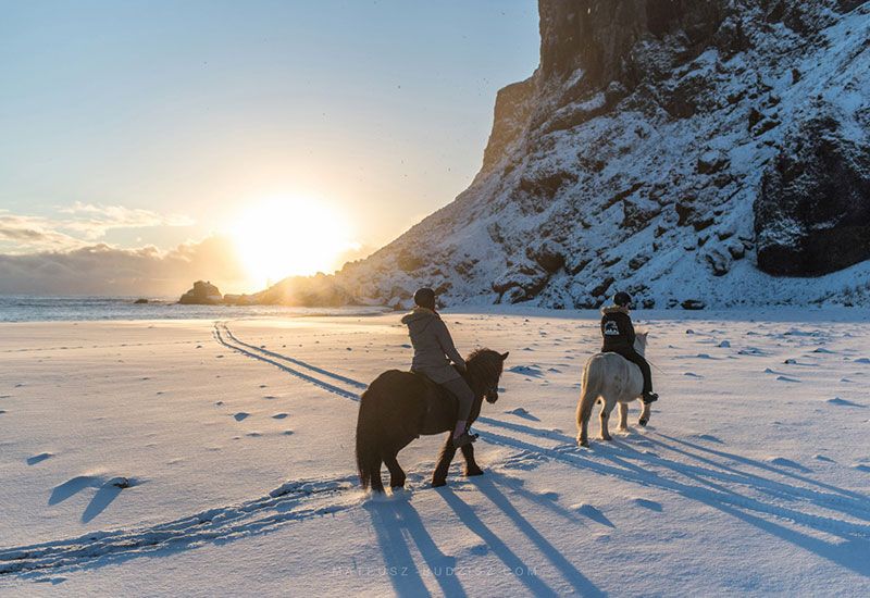Ridtur för hela familjen island