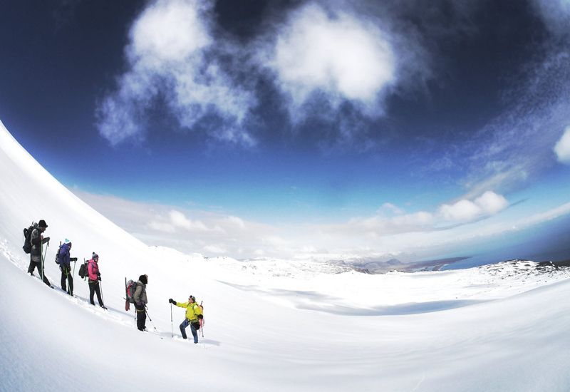 västra island natur