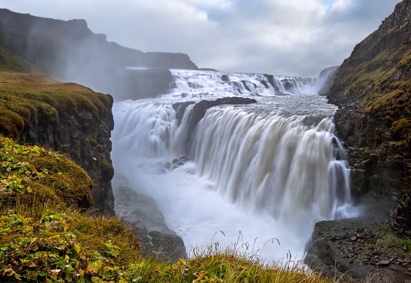 Gullfoss vattenfall Island