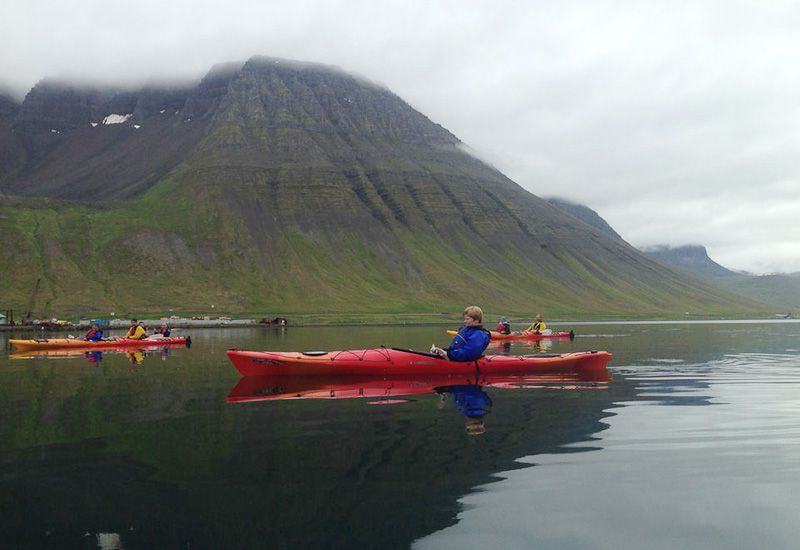 paddla kajak västfjordarna