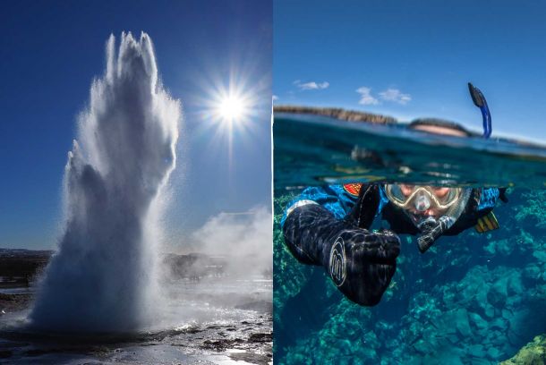 Snorkling & gyllene cirkeln