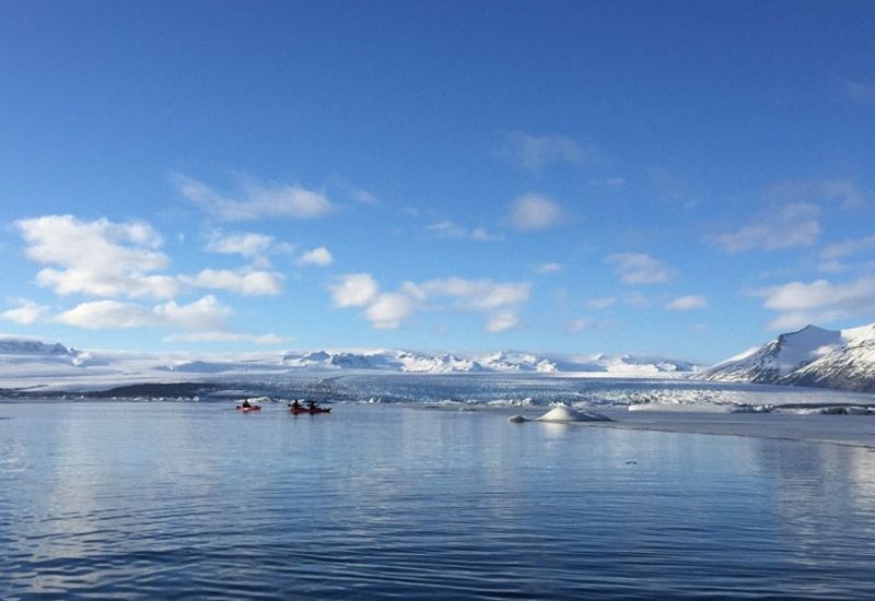 guidad kajak glaciärlagun