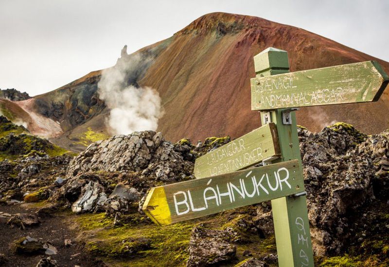 vandring island natur