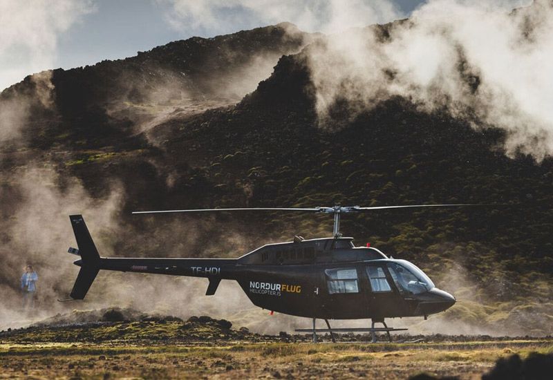 helikoptertur island