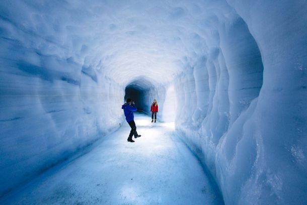 island into the glacier