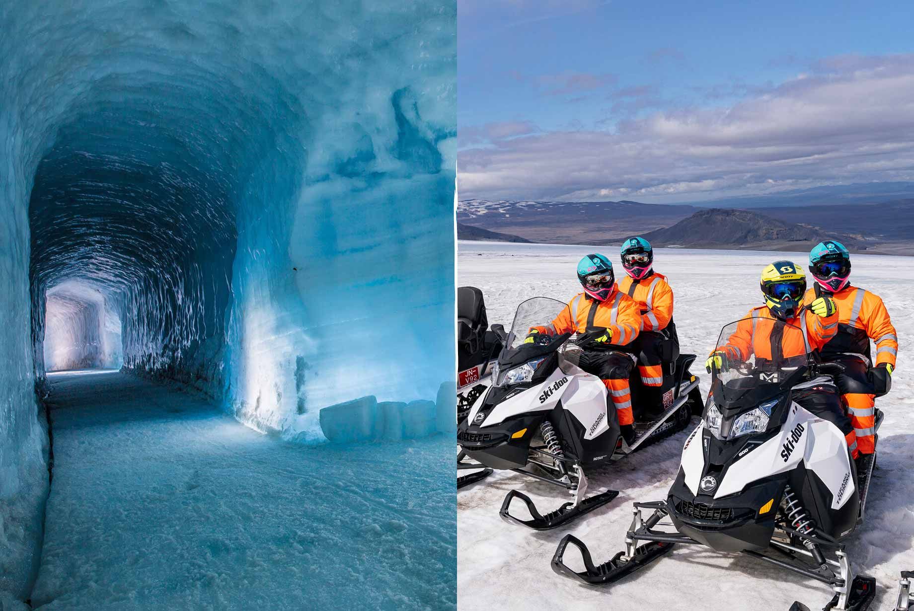 snöskoter langjökull