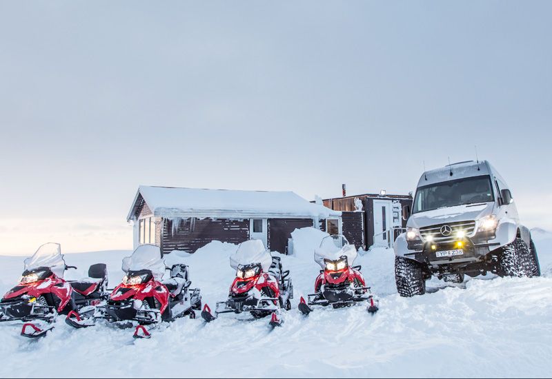 glaciärsnöskoter Island