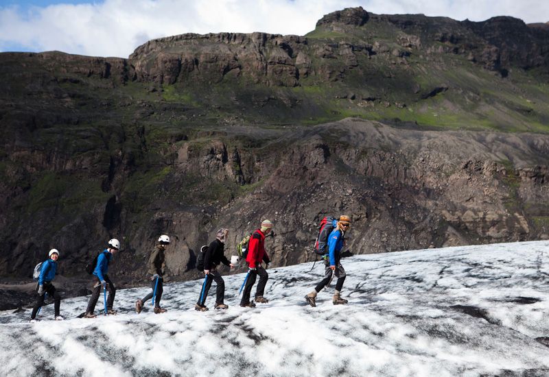 island dagstur glaciär