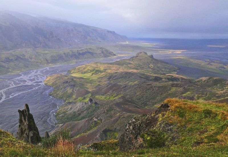 vulkanvandring island
