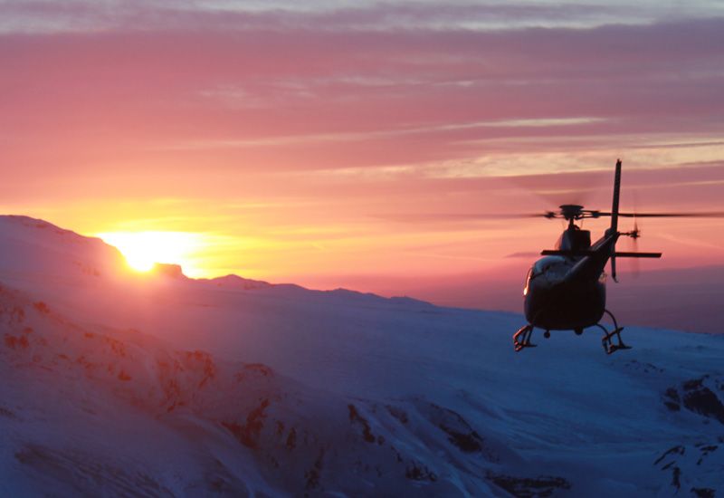 helikopter Reykjavik från ovan