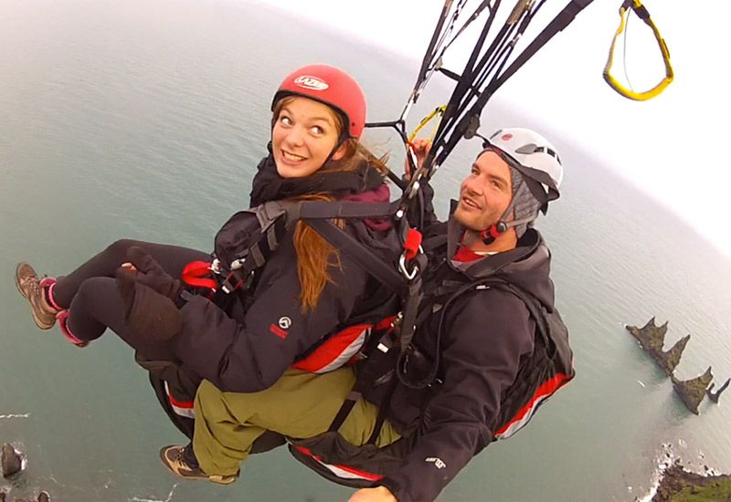 tandemflygning Sydisland