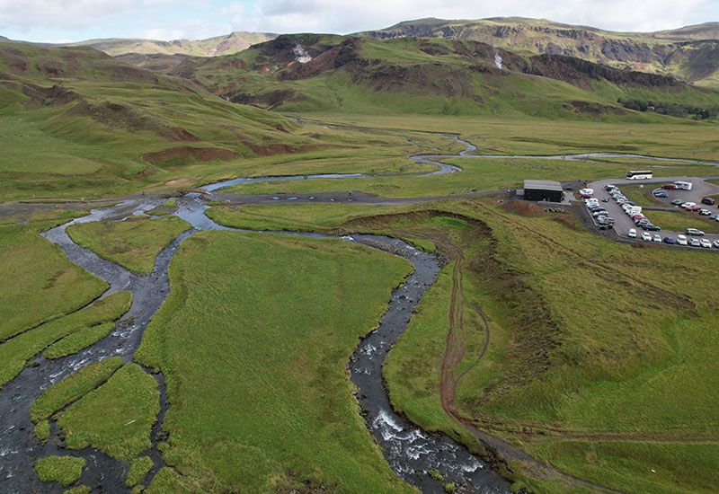 Reykjardalur Zipline Island