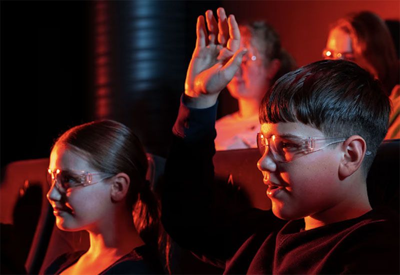 vulkaner island inomhusshow